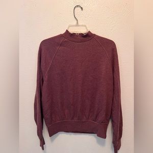 Dark purple sweater with balloon sleeves. Universal Thread. Size xtra small.